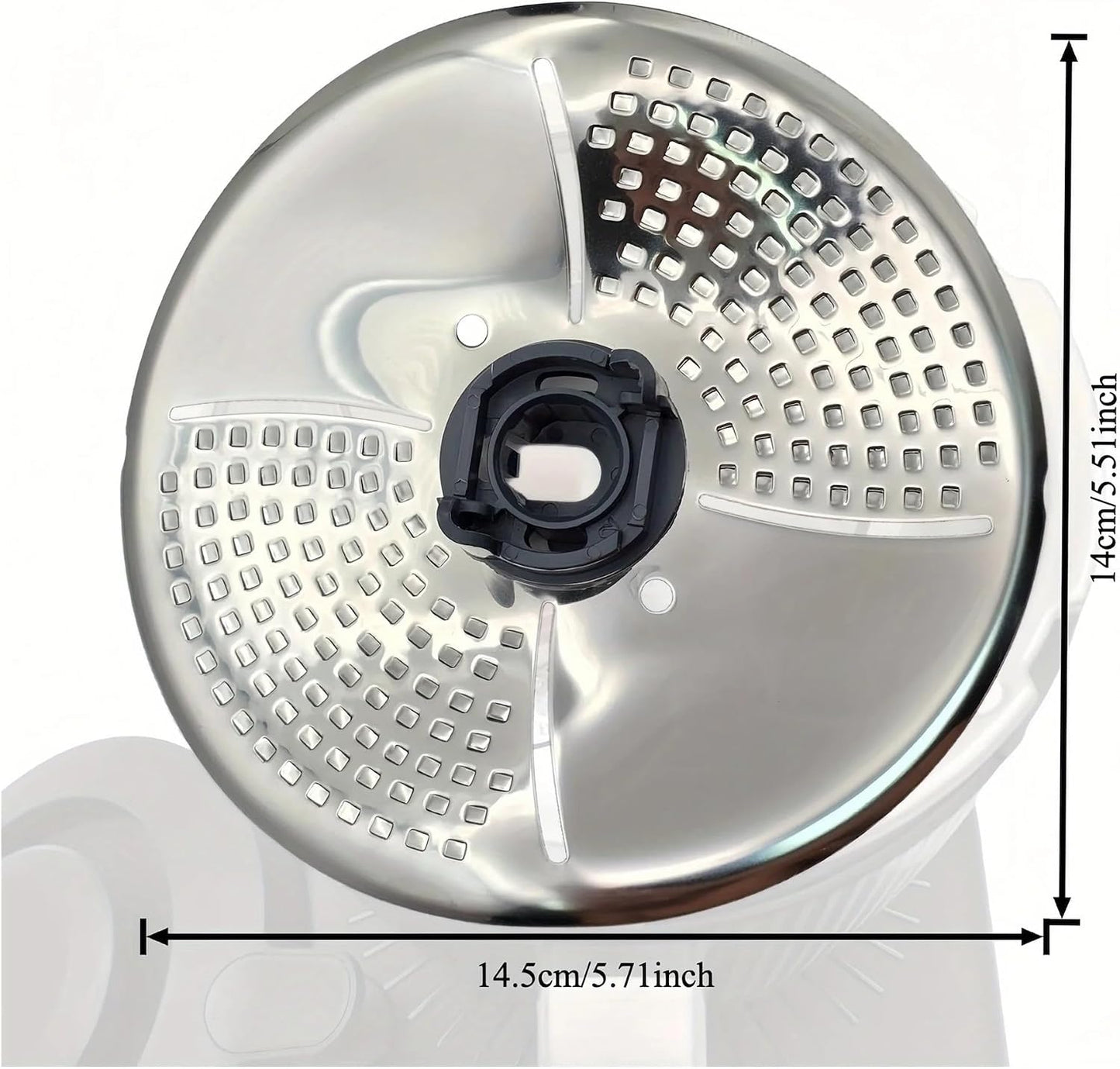 TM7/TM6/TM5 Protective Cover Cutter,Compatible For Thermomix | Protective blade cover for TM5/TM6/TM7, Stainless Steel Vegetables peeler cutter attachment