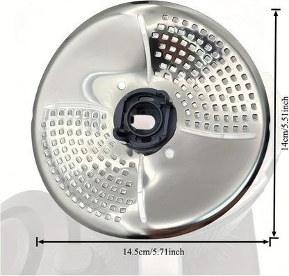 TM7/TM6/TM5 Protective Cover Cutter,Compatible For Thermomix | Protective blade cover for TM5/TM6/TM7, Stainless Steel Vegetables peeler cutter attachment