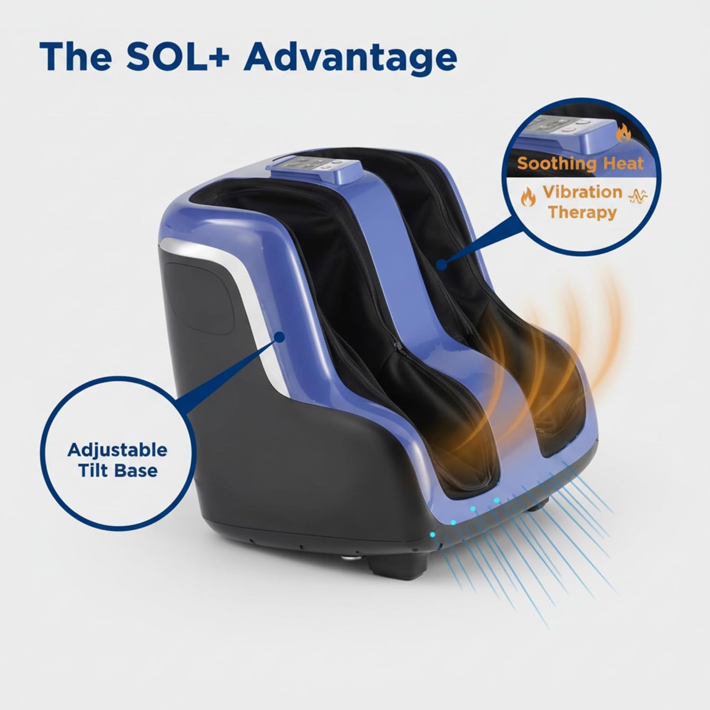 Human Touch Reflex5s Foot & Calf Massager Plantar Fasciitis - HSA Approved