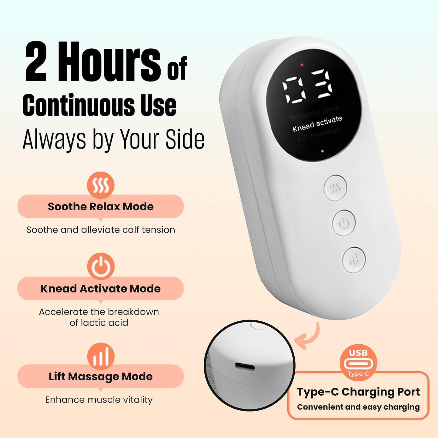 Leg Massager with Heat and Compression, Calf Massager for Circulation and Pain with 3 Intensities, 3 Modes, Restless Legs Syndrome Relief Compress Leg Machine, Gifts for Women (Pair) (Light Gray)