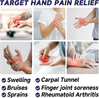 Wrist Ice Pack Wrap for Carpal Tunnel Relief, Gel Ice Packs for Injuries Reusable for Wrist Hand Pain, Hot Cold Compress Brace for Achilles Tendonitis, Tenosynovitis