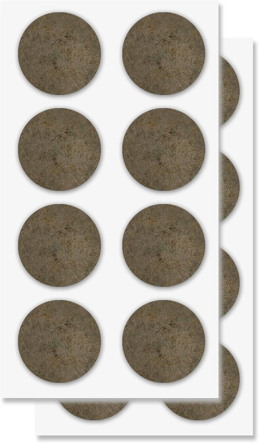 Furniture Felt Pads Brown 144 Pcs Strong Self Adhesive Protectors for Hardwood Floors Laminate Flooring Furniture Feet Chair Legs Table Cabinet Couch Non Scratch Peel Stick Felt Pad Set for All Floors