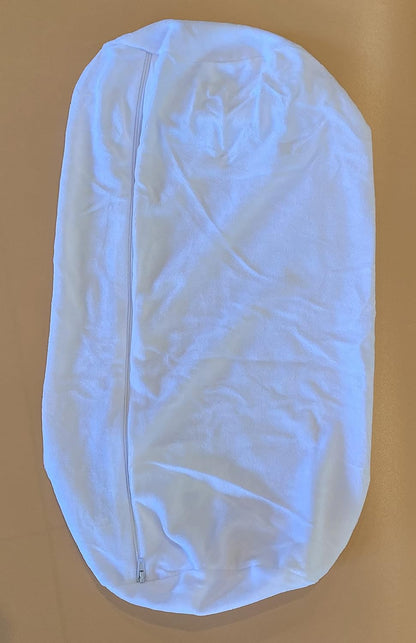 Jackson Roll Zip on Pillowcase (Pillow case only, Does not Include The Pillow) (Dark Blue Polyester)