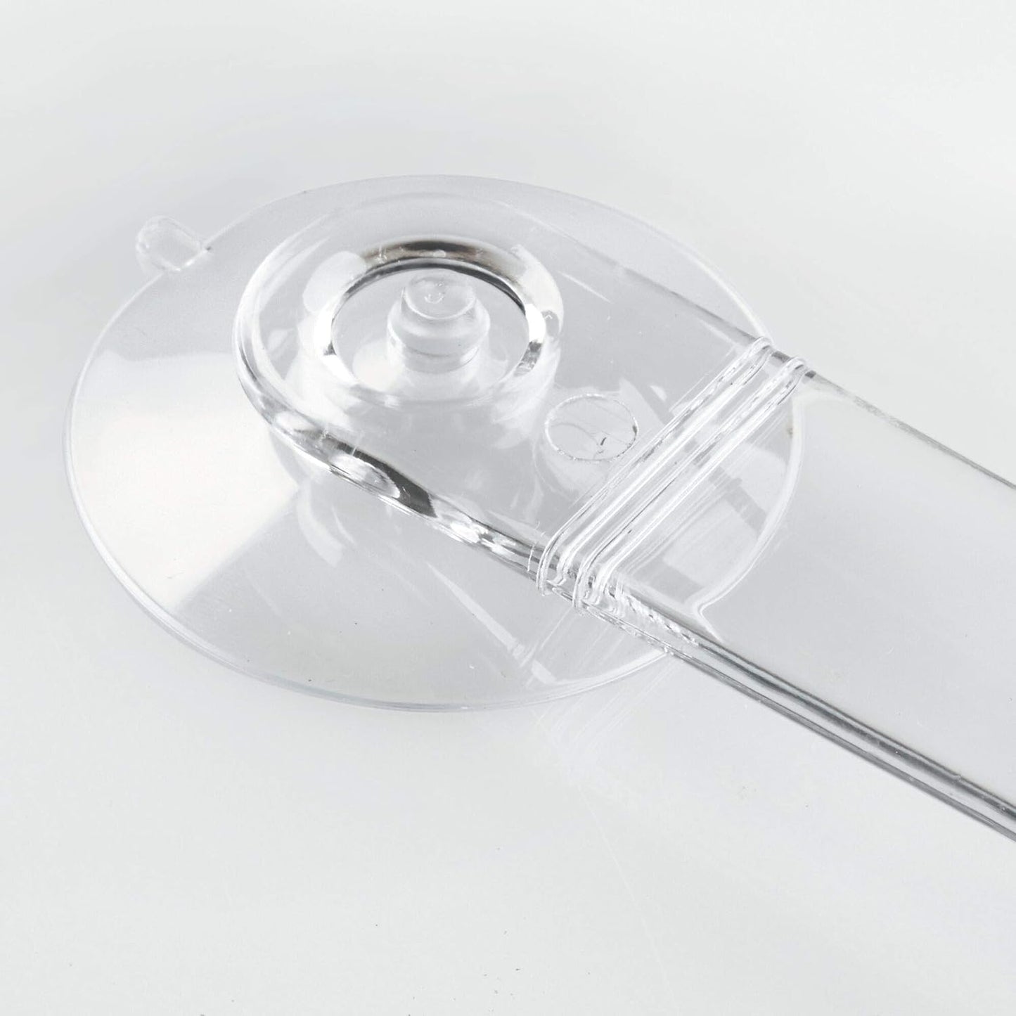iDesign 22300 Plastic Plastic Suction Squeegee with Storage Hook Shower, Window, and Mirror Accessory for Master, Guest, Kids' Bathroom Cleaning, 12" x 10", Clear | Shower, Window, and Mirror Accessory, For Master, Guest, Kids' Bathroom Cleaning
