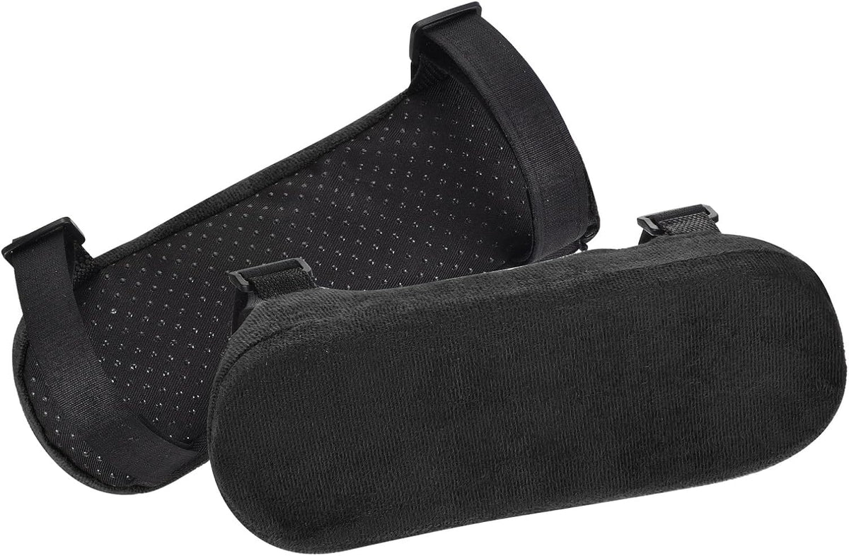 PATIKIL Office Chair Arm Pads, 2 pcs Office Chair Arm Cover Soft Office Chair Armrest Pads Memory Foam Cotton Removable Washable for Desk Computer Gaming, Purple Blue