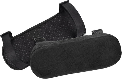 PATIKIL Office Chair Arm Pads, 2 pcs Office Chair Arm Cover Soft Office Chair Armrest Pads Memory Foam Cotton Removable Washable for Desk Computer Gaming, Purple Blue