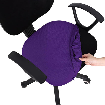 Smiry Office Computer Chair Armrest Covers, 2PCs Anti-dust Arm Rest Pad | Removable Washable Desk Chair Arm Pad Covers, Grey