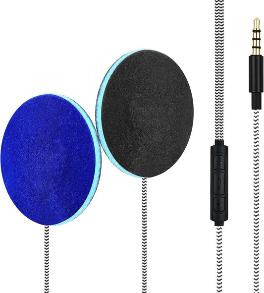 Sleep Ultra Thin Pillow Speakers with Button for Headphones 3.5mm Interface