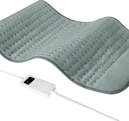 NBKLS Heating Pads for Back Neck Shoulder Pain, Electric Heating Pad Auto Shut Off, Fast Heat, Large Heating Pad Christmas Gift for Women Men, Birthday Gifts for Mom Dad (Blue)