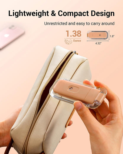 DEWENWILS USB Rechargeable Book Reading Light, 3000K Warm White, Brightness Adjustable Clip on LED Bookmark Lamp at Night in Bed, Portable Booklight for Bookworms, Kids