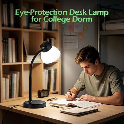 Desk Lamps for Home Office,Small LED Reading Lamp,5000K Eye-Care Desk Light