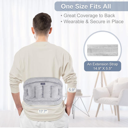 SuzziPad Microwave Heating Pad for Back & Lumbar Discomfort, Purple