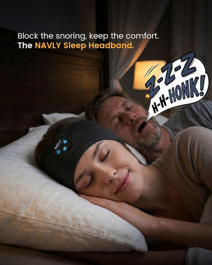 Navly Sleep Headphones Bluetooth Headband for Side Sleepers