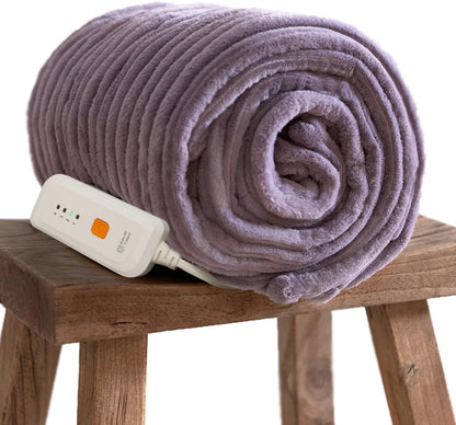 GOTCOZY Heated Blanket-Soft Plush Electric Blanket 50"X60"(Grey)