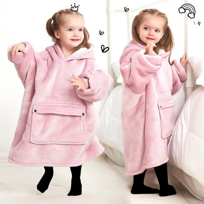 Wearable Blanket Hoodie for Adults With Pocket Strawberry Hoodie | Sherpa, Fuzzy Blanket Hoodie, Oversized Sweatshirt Blanket, Kangaroo Pouch, Cute Birthday Gifts for Sister, Cute Stuff
