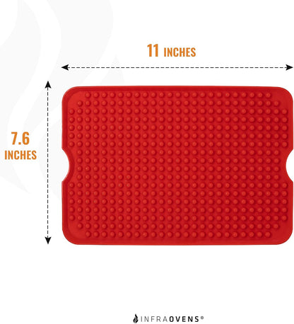 Air Fryer Liner Accessories for Ninja Foodi XL Smart FG551 6-in-1 Indoor Grill, Reusable Heat Resistant Mat for Air Fryer, Ninja Foodi Accessories, Easy Clean Replacement for Parchment Paper