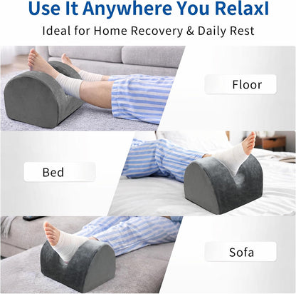 Eiury Knee Replacement Pillow for Post-Op Leg Elevation & Extension Support – Heel-Lift Wedge for Lower-Limb Alignment and Comfortable Rest