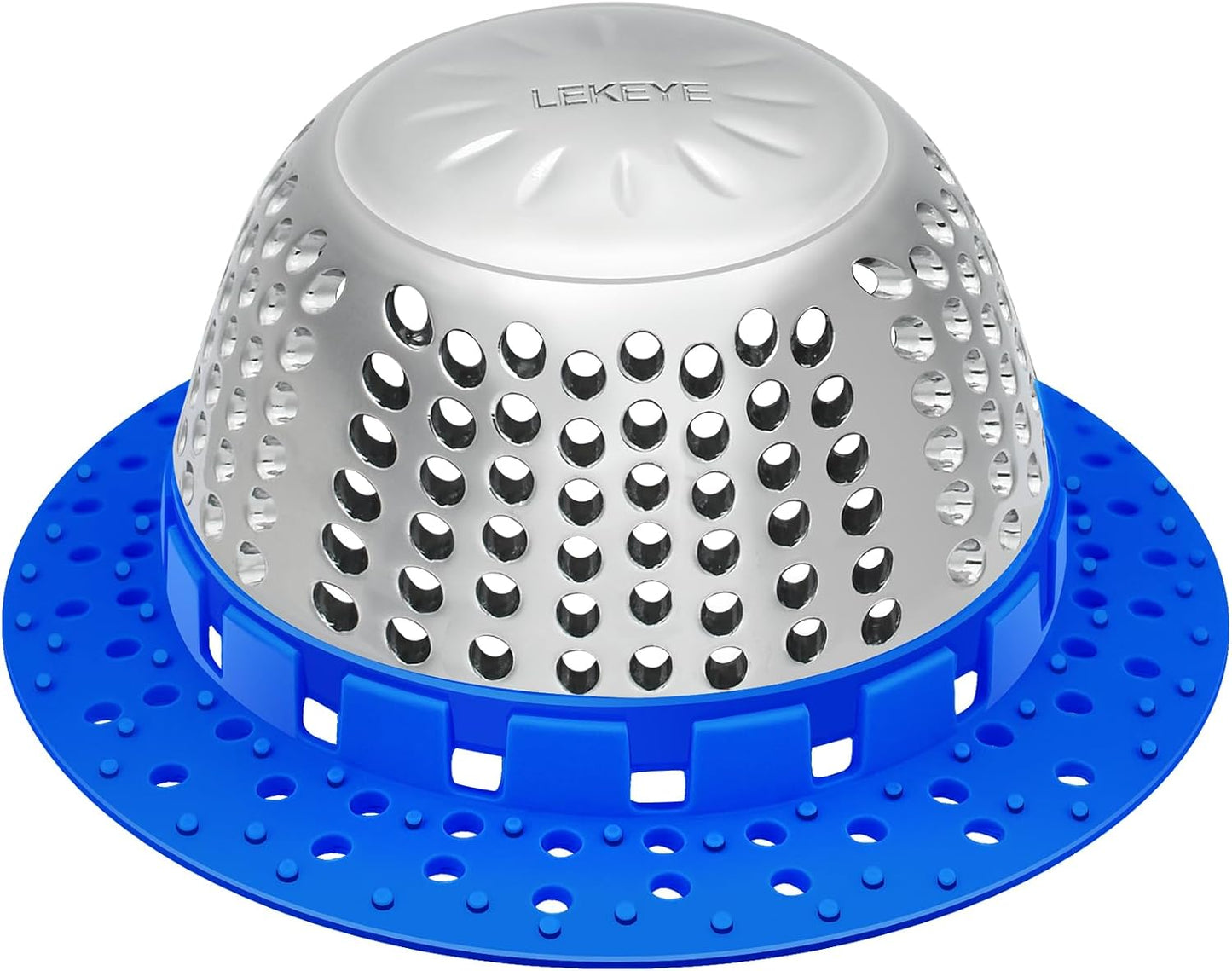 LEKEYE Drain Hair Catcher/Bathtub Drain Cover/Drain Protector for Pop-Up & Regular Drains(Patented Product)