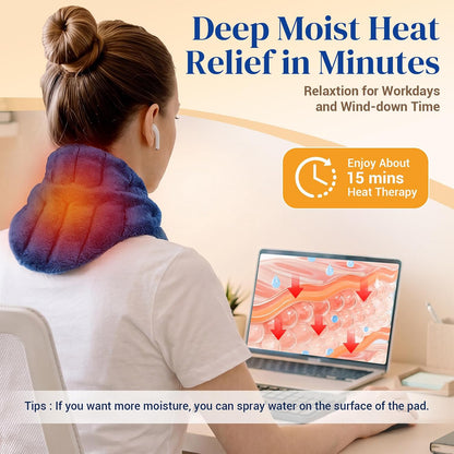 Comfytemp Microwave Heating Pad for Neck Pain Relief, Moist Therapy, 33"x4"