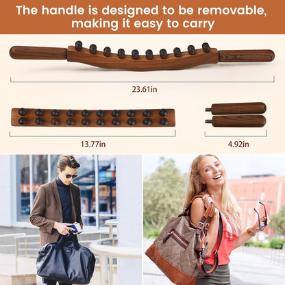 Wood Therapy Guasha Massage Stick Tools, Cellulite Massager Body Slim Brush