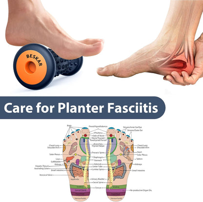 BESKAR Foot Massage Roller for Plantar Fasciitis Relief