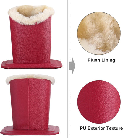 Plush Lined Eyeglasses Holder,Glasses Storage Organizer for Desk, Nightstand, Office,Eyewear Display Case,2 Packs