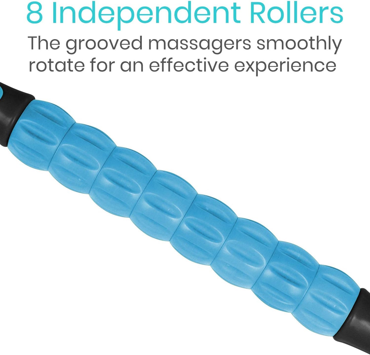 Vive Massage Stick Roller for Muscle, Back, Legs - Deep Tissue Body Fascia | Massager for Hamstring, Calf, Neck Pain, Trigger Point, Exercise -Rolling Relief Tool for Physical Therapy, Recovery