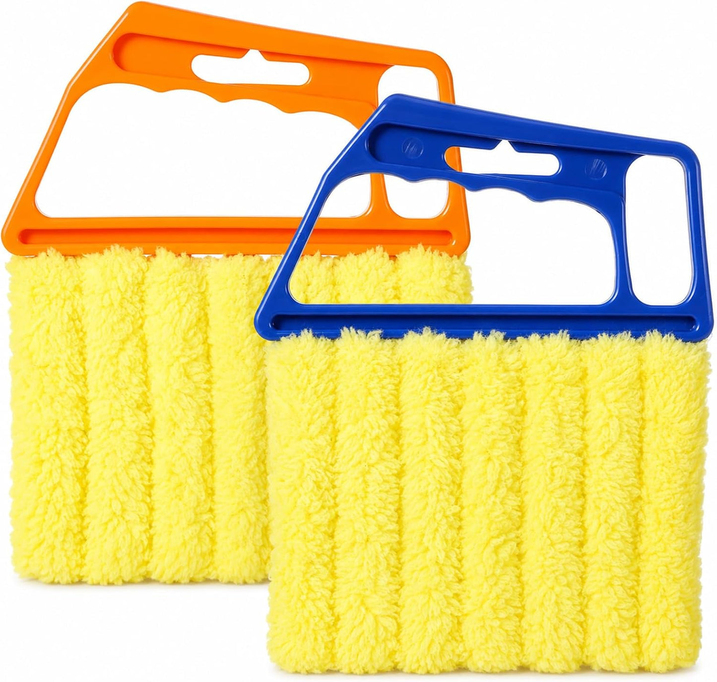 2pcs Blind Cleaner Duster Tool, 7-Finger Dusting for Window Air Vent | Dusting Cleaning Brush, Dusting Cleaner Tool for Window Air Conditioner, Blinds Cleaner Microfiber Washable for Dust Dirt
