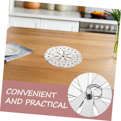Adjustable Lid Stainless Steel Anti-spill Cover Multifunctional Spill Stopper Lid Cover for Pot Kitchen