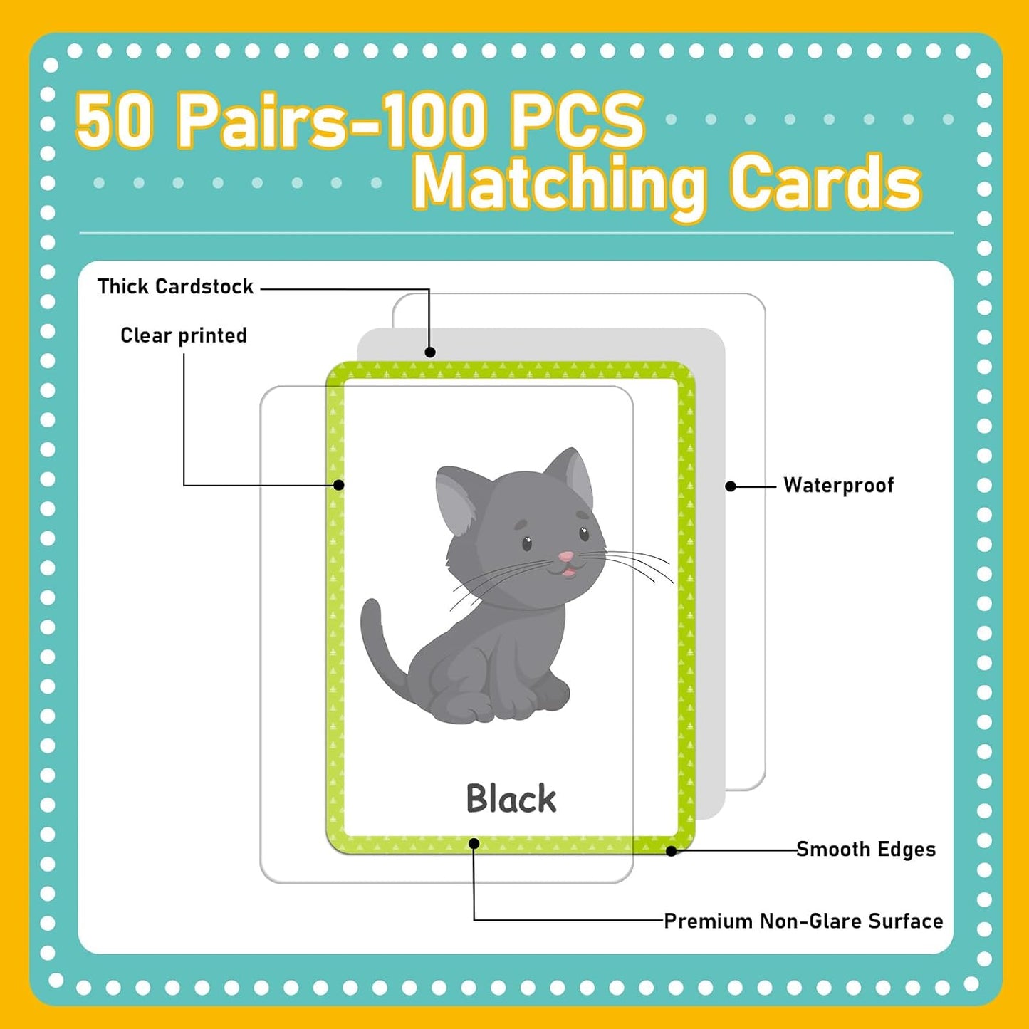 gisgfim 100 PCS Memory Matching Game Famous Paintings Concentration Memory Card for Adults Learning Educational Game A Fun & Fast Artworks Theme Matching Games