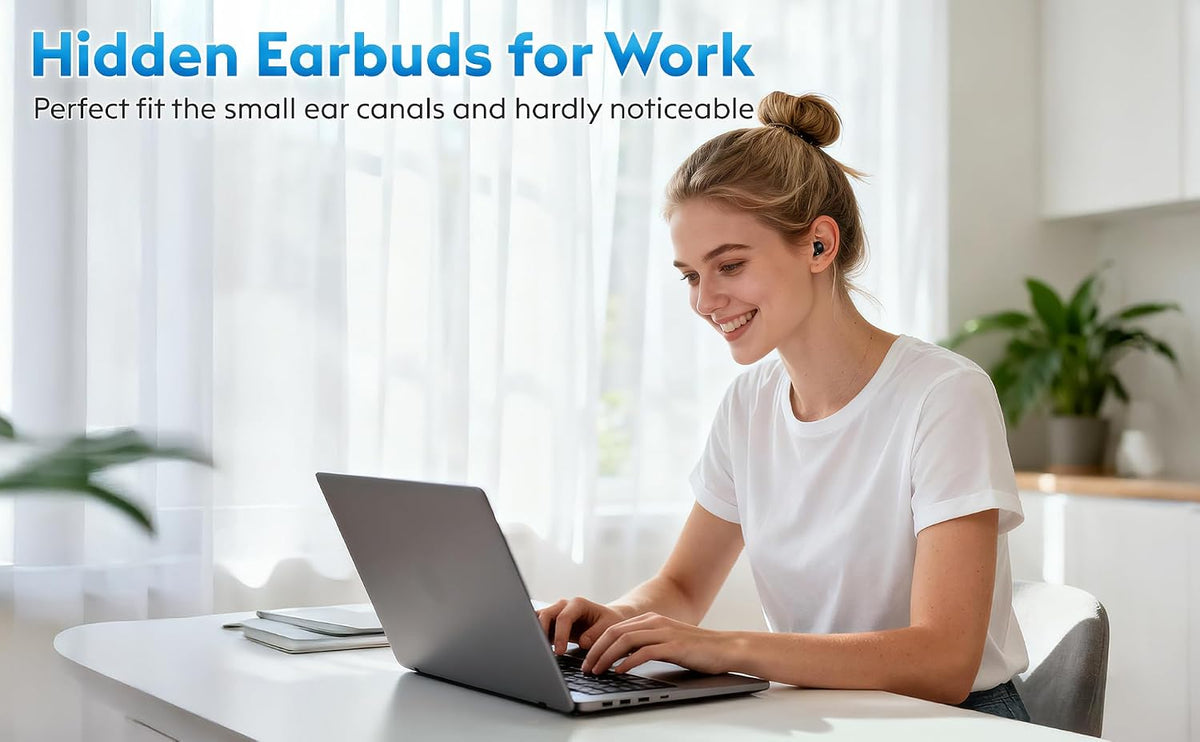 Mini Invisible Sleep Earbuds Wireless Bluetooth for Side Sleeper Small Ears