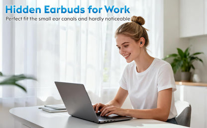 Mini Invisible Sleep Earbuds Wireless Bluetooth for Side Sleeper Small Ears