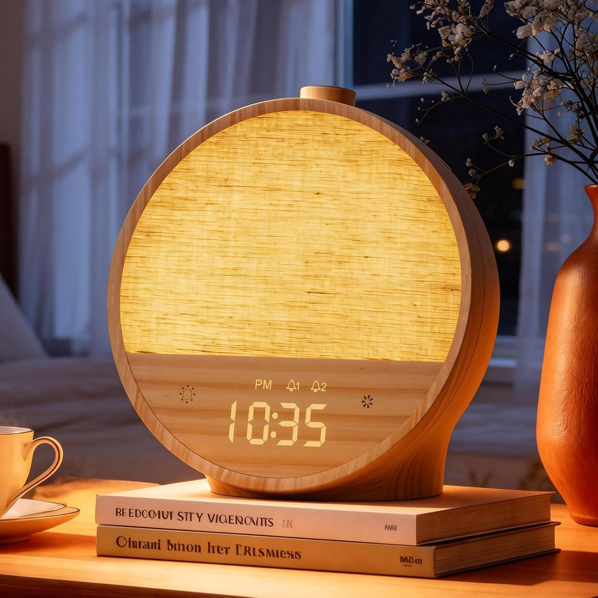 Vivilumens Sunrise Alarm Clock for Bedroom, White Noise Sound Machine