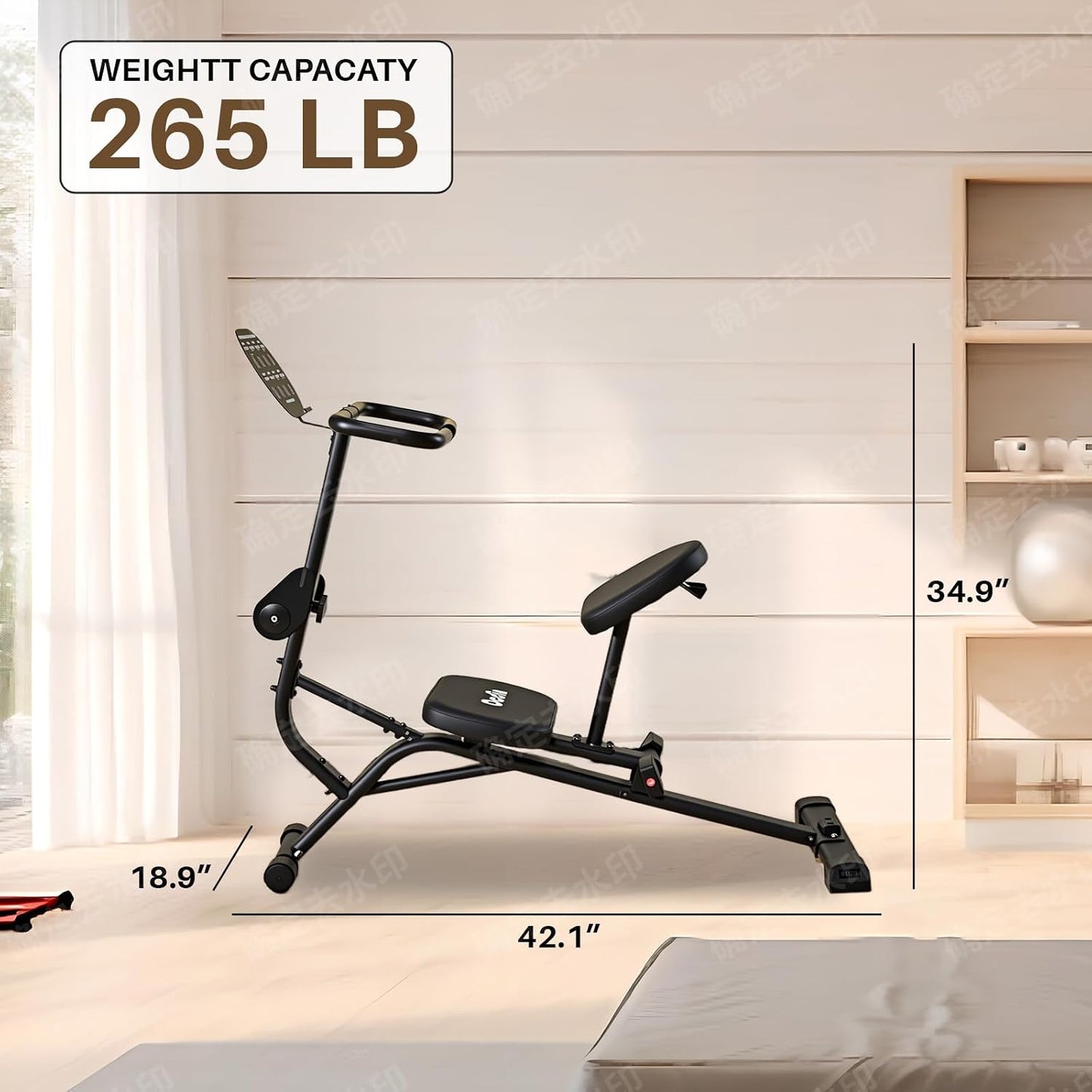 Full Body Stretching Bench, Seated Posture Back Traction Device for Lower Back Pain Relief, Spinal Traction, Sitting Stretching Tool for Home Gym and Office