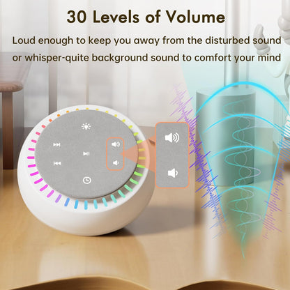 DreamSky Sound Machine for Sleep, White Noise for Sleeping Adults & Baby