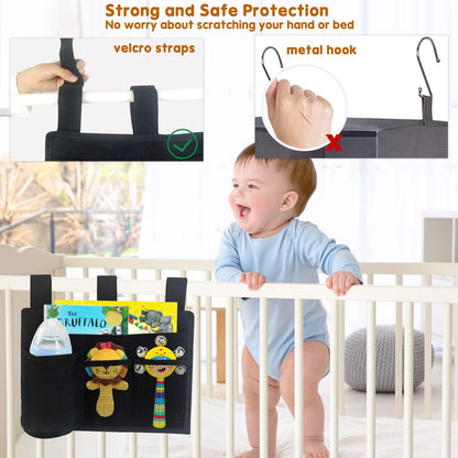 Bedside Storage Caddy, Bunk Bed Storage Bag, Hanging Bedside Organizer