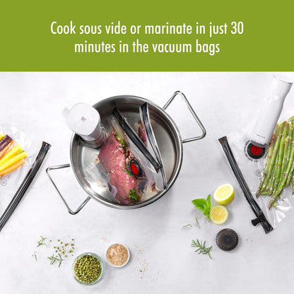 For food to stay fresh up to 5X longer, pump required (not included).
