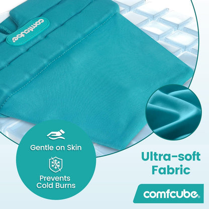 Neck Ice Pack Wrap for Cervical Pain, 2 Hours Long Lasting Cold | Ice Pack for Neck Shoulders Cooling, FSA Eligible, Flexible Cold Pack for Hot Weather, Hot Flashes, Surgery, Swelling