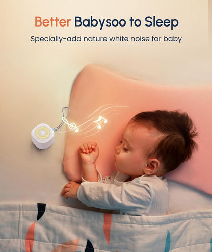 Mini Portable Sounds Machine with 20 Sounds White Noise,Sleeping Sounds Machine 15/30/60min Timer for Travel,Lunch Break,Baby Lullaby, Home, Office, Loud Noise Canceling Machine-2026 Updated Version