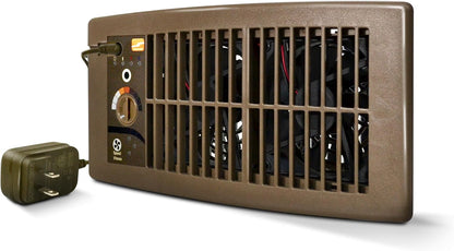 Suncourt Flush Fit Register Booster Fan, Adapter Plate, Brown (HC500-BPL)