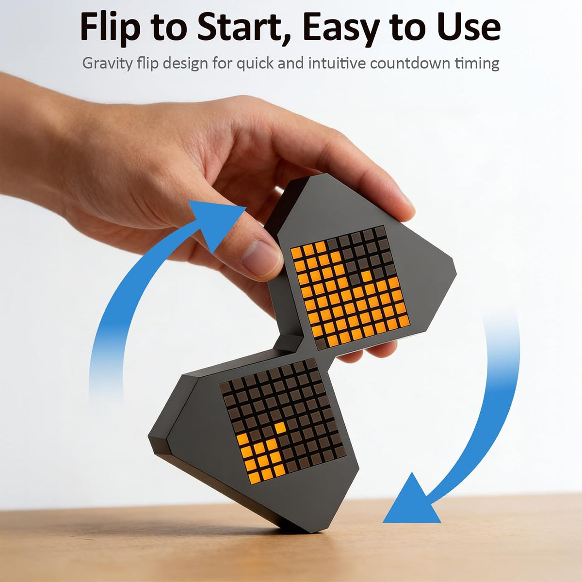 Digital Hourglass Visual Timer, LED Focus Timers