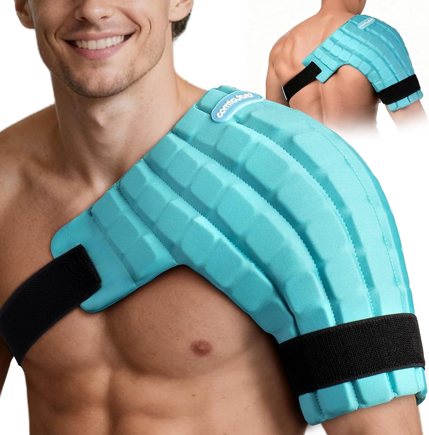 Neck Ice Pack Wrap for Cervical Pain, 2 Hours Long Lasting Cold | Ice Pack for Neck Shoulders Cooling, FSA Eligible, Flexible Cold Pack for Hot Weather, Hot Flashes, Surgery, Swelling