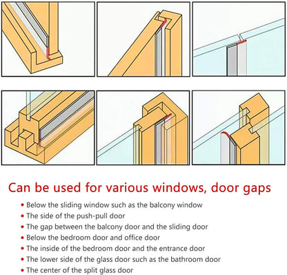 TORRAMI Silicone Weather Stripping 1 inch Width 20 Feet Length, Seal for Door Under Bottom, Gap, Side, Glass Shower Door, Sliding Door,Windows, Grey