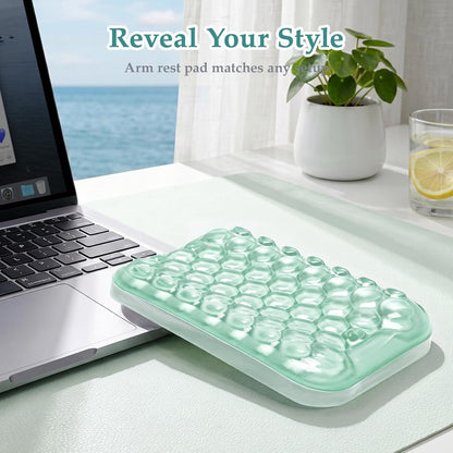 Ospelelf Ergonomic Elbow Pad, Gel Keyboard Wrist Rest Support for Office Desk Chair, Arm Wrist Pad for Typing Pain Relief