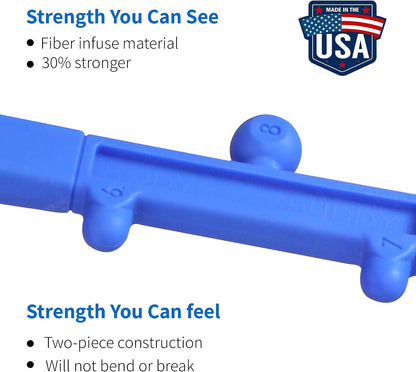 Body Back Buddy Classic Back Massager & Neck Massager for Pain Relief, Blue | USA Made Dual Massage Hooks For Back, Shoulder, And Neck, Muscle Knot Remover For Trigger Point Therapy And Full Body Relief