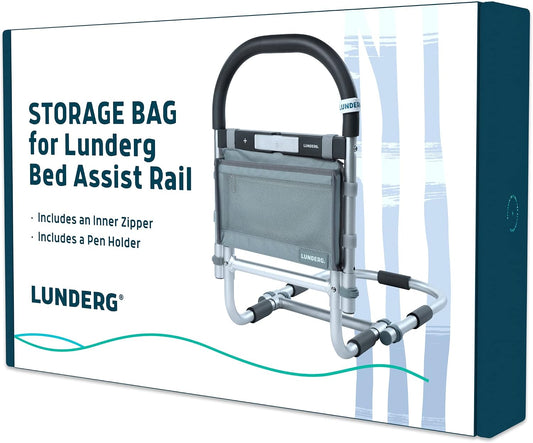 Lunderg Storage Bag for Bed Assist Rail - Replacement or Extra Bag