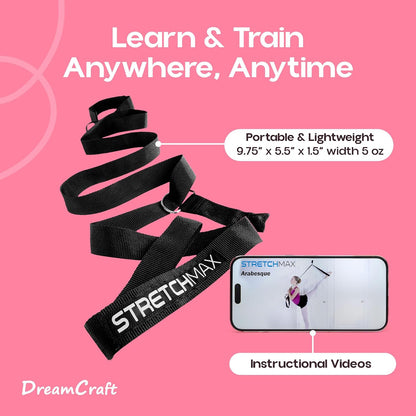 Leg Stretcher Strap - Stretch Bands for Exercise and Training, Stretching Bands for Flexibility Equipment, Gymnastics Stretching Strap, Flexibility Band and Exercise Stretch Bands for Flexibility