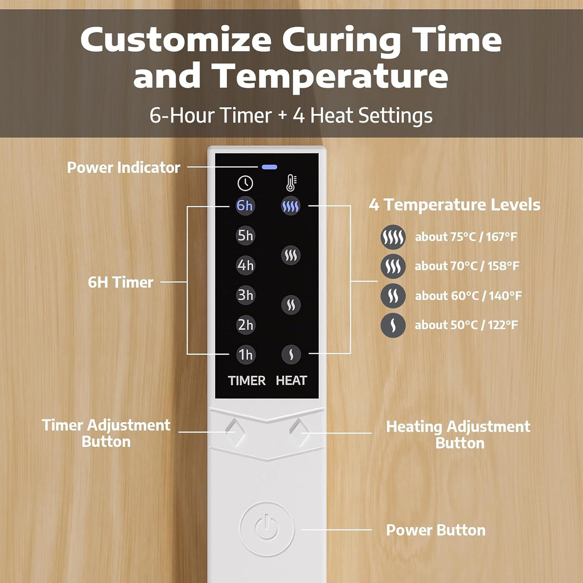 OFFNOVA Resin Heating Mat & Leveling Table, 2-in-1 Resin Tools for Epoxy Resin, Resin Curing Machine for Resin Molds, Undeformed Resin Dryer with Smart Timer & Temperature Control, Silicone Mat