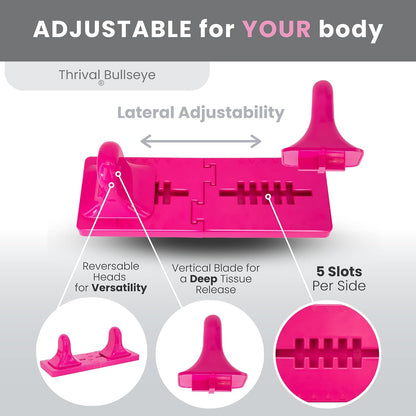 Arch Back Stretcher, Psoas Muscle Release Tool, Carbon Black | Fully Adjustable, Thrival App Compatible, Trigger Point Relief