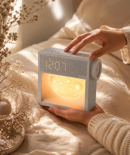 Rechargeable Sunrise Alarm Clock with Sound Machine and Night Light